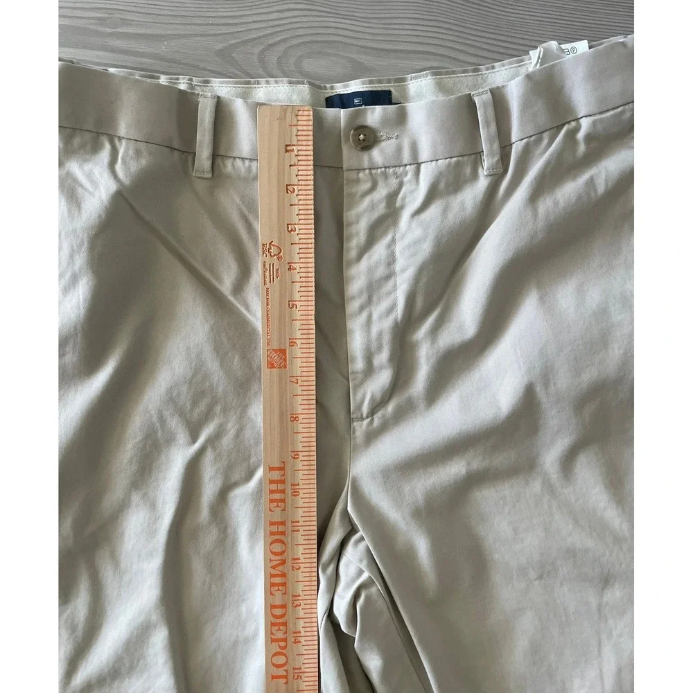 Blue Harbour Chino Pants Mens 35x30 Beige Cotton Coastal Classic Casual Khaki